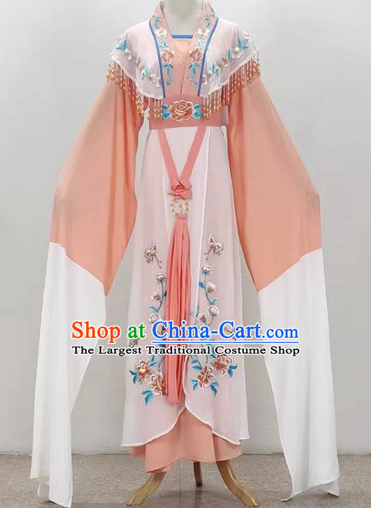 Orange Peony Hua Dan Miss Costume Princess Costume Drama Opera Yue Opera Qiong Opera Huangmei Stage Costume