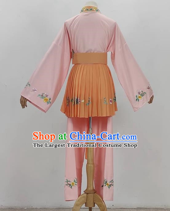 Light Pink Opera Maid Costume Ancient Costume Shaoxing Opera Huangmei Opera Performance Costume Five Girls Birthday Maid Costume Stage Performance Costume