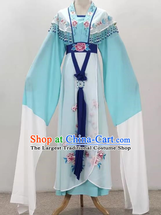 Blue Peony Hua Dan Miss Costume Princess Costume Drama Opera Yue Opera Qiong Opera Huangmei Stage Costume