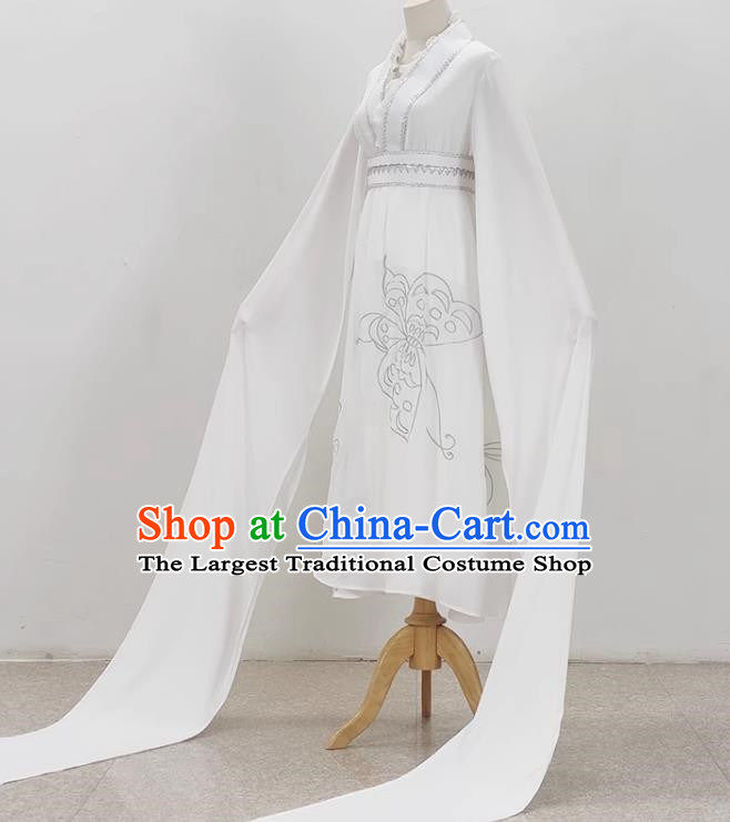 Big Butterfly Splitting Coffin Costume Huangmei Opera Costume New Water Sleeve Hua Dan Clothes Opera Dance