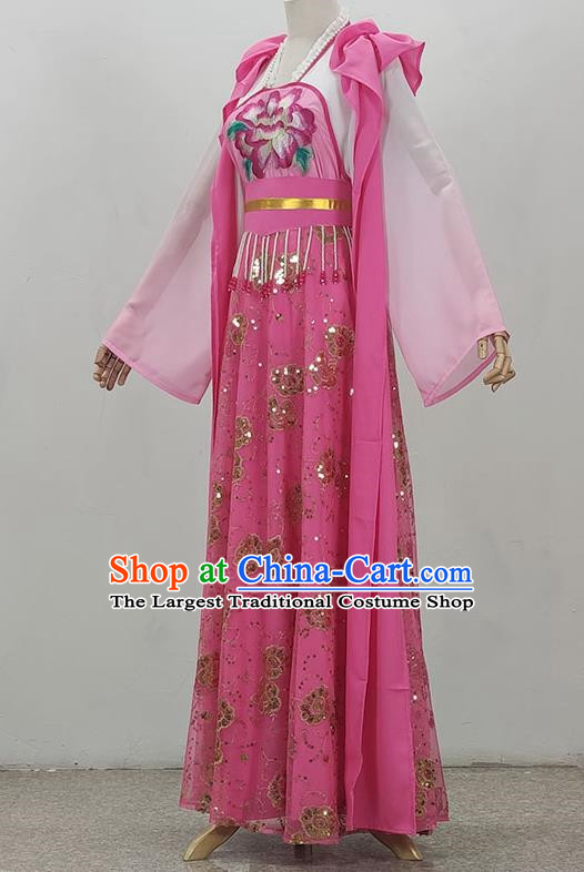 Pink Palace Maid Costume Costume Opera Dance Performance Costume Yue Opera Huangmei Opera Drama Maid Costume