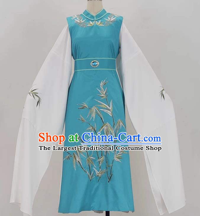 Yue Opera Jia Baoyu Costume Costume Costume Huangmei Opera Niche Vest Embroidered With Bamboo Leaves