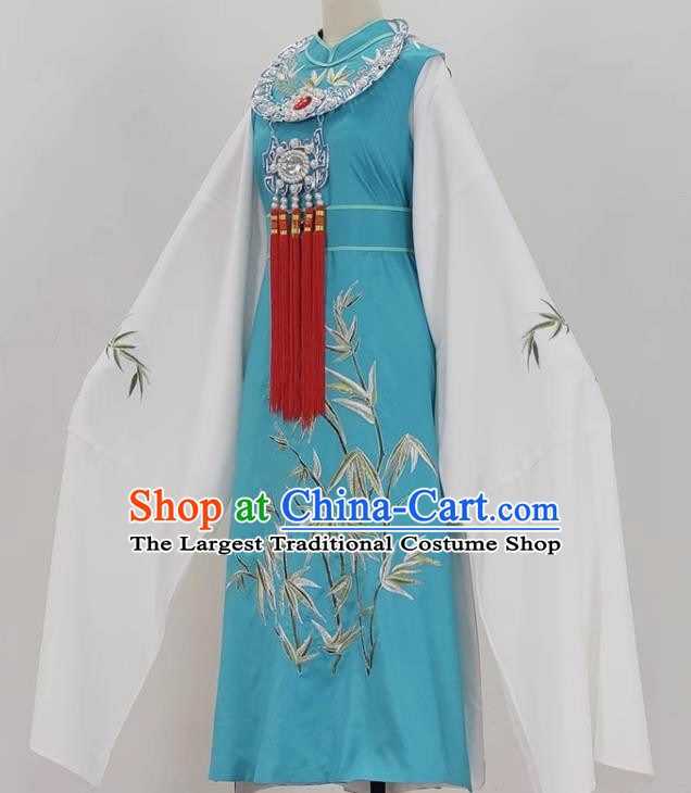 Yue Opera Jia Baoyu Costume Costume Costume Huangmei Opera Niche Vest Embroidered With Bamboo Leaves