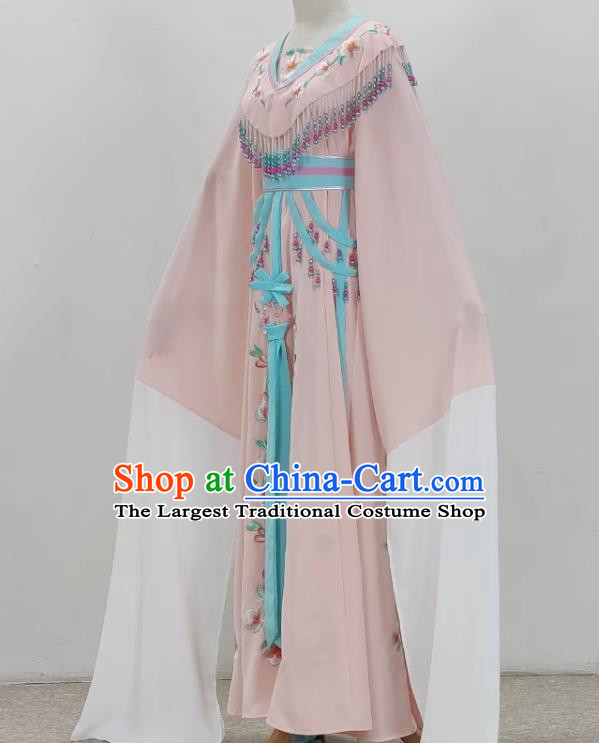 Light Pink Yue Opera Hua Dan Costume Costume Performance Costume Miss Costume Opera Stage Performance Costume