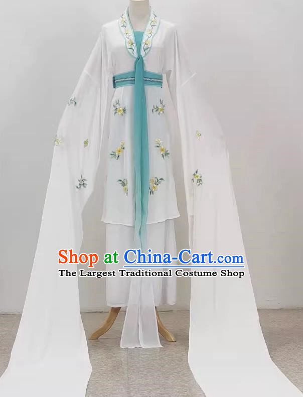 Yue Opera Hua Dan Costumes Huangmei Opera Costumes Long Water Sleeves Opera Dance Performance Costumes