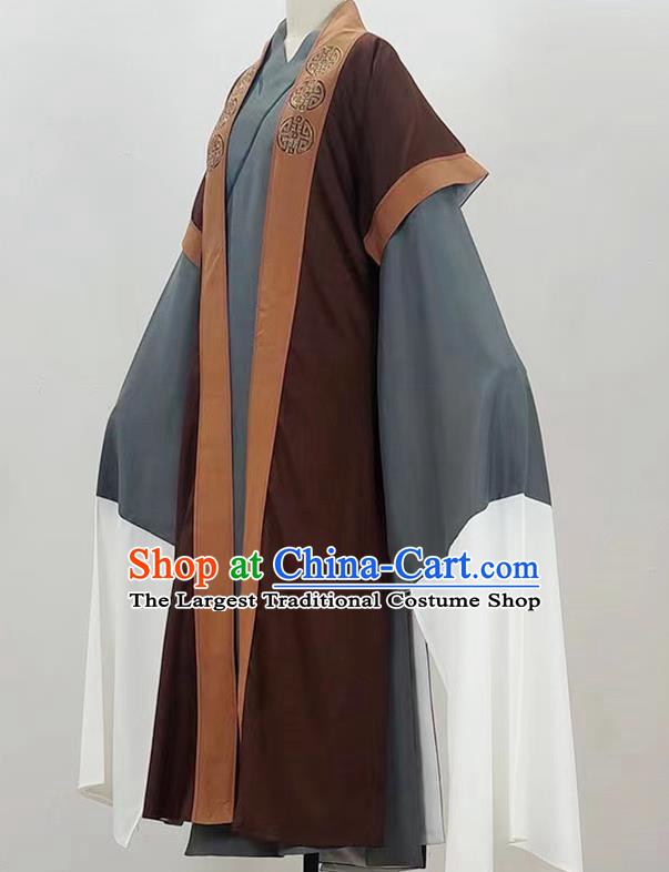 Yue Opera Laosheng Costumes Ancient Costumes Huangmei Opera Performance Costumes Drama Waistcoat Qiong Opera Cantonese Opera Costumes