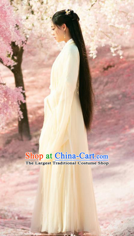 China Ancient Young Beauty Costumes Romantic TV Series Miss The Dragon Liu Ying Dress Clothing