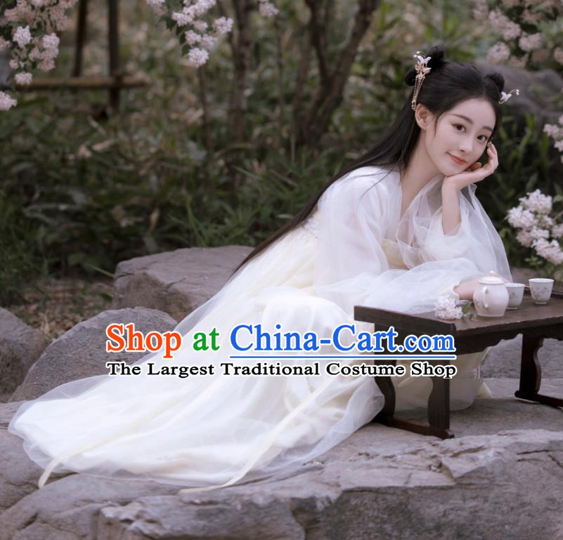 Romantic TV Series Miss The Dragon Liu Ying Dress China Ancient Young Beauty Costumes Hanfu Clothing
