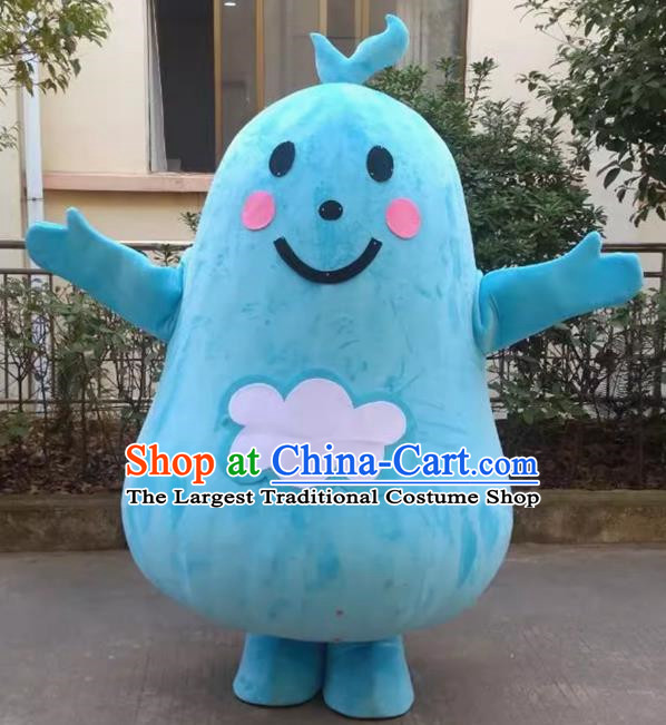 Blue Sea Lion Underwater World Mascot White and Yellow Penguin Animal Bai Mengsha Doll Costume Swan Human Wear Doll Costume Puppet Costume