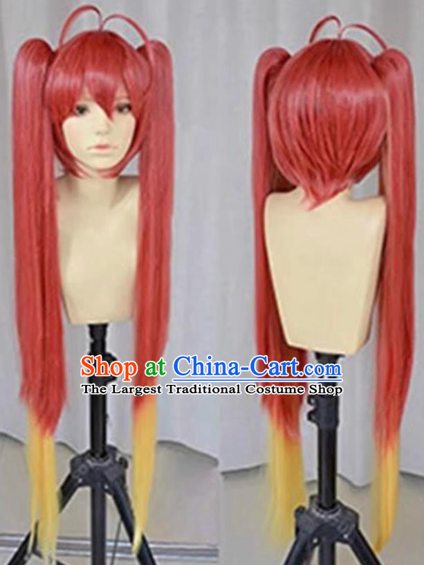 I Want To Become The Twin Tail Kanshu Souji Cos Wig