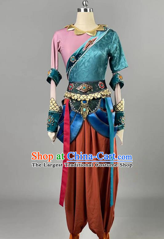 Classical Dance Wall Covered Lotus Awards Dance Costumes Qiuci Music And Dance Chinese Dance Costumes Stage Performance