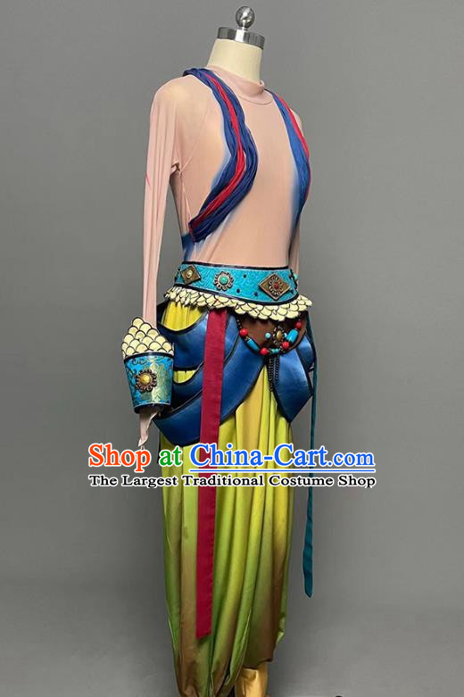 Classical Dance Wall Covered Lotus Awards Dance Costumes Qiuci Music And Dance Chinese Dance Costumes Stage Performance