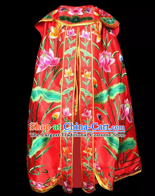 Red Guanyin Bodhisattva Lotus Buddha Robe God Statue Cloak Lotus Shawl Temple Buddha Large Buddha Robe