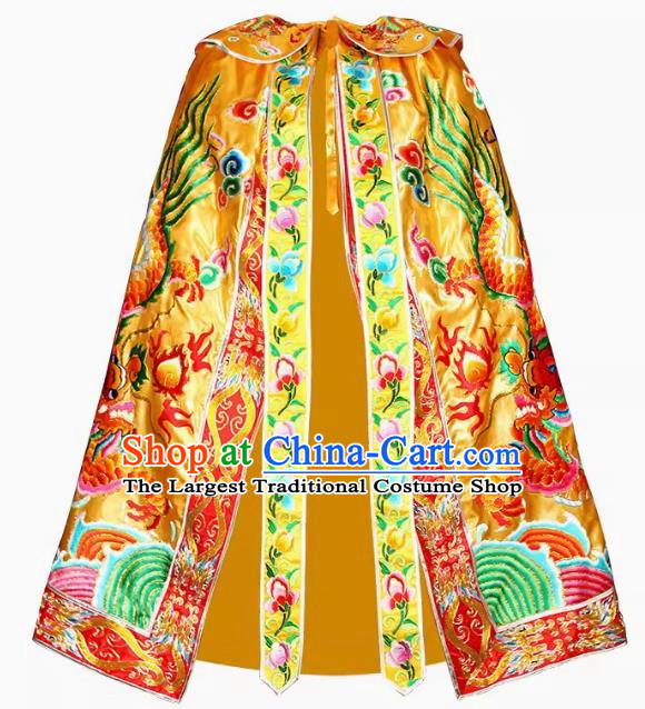 Golden Jade Emperor God 1.5 Meter Statue Large Cloak Buddhist Temple Decoration Buddha Statue God Embroidered Dragon Shawl Double Dragon Robe