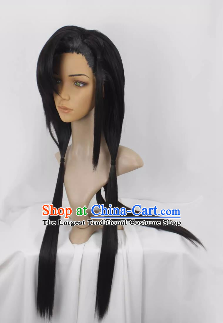 Cosplay Fake Fur Gu Jian Qi Tan 3 Special Chapter Feng Qingxue Cos Ancient Style Hair Paste Custom Wig