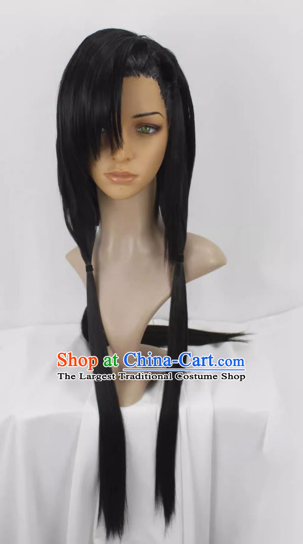 Cosplay Fake Fur Gu Jian Qi Tan 3 Special Chapter Feng Qingxue Cos Ancient Style Hair Paste Custom Wig