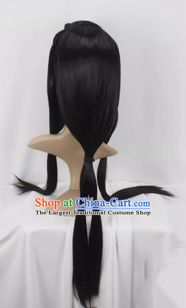 Cosplay Fake Fur Gu Jian Qi Tan 3 Special Chapter Feng Qingxue Cos Ancient Style Hair Paste Custom Wig