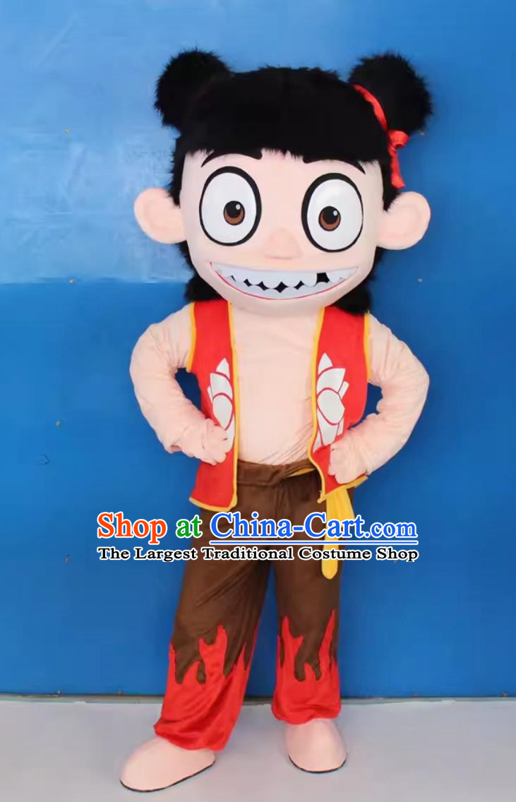 Nezha Demon Boy Comes To The World Doll Costume Nezha Naohai Cartoon Adult Clothing Pedestrians Wear Cartoon Doll Clothes