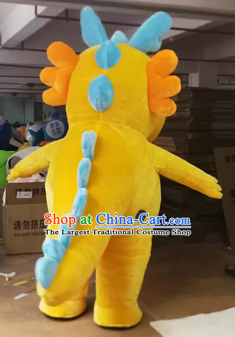 Inflatable Fire Dragon Melon Melon Dragon Beckoning Cartoon Doll Inflatable Model Activity Door Welcome Doll Custom Walking Cloth Doll