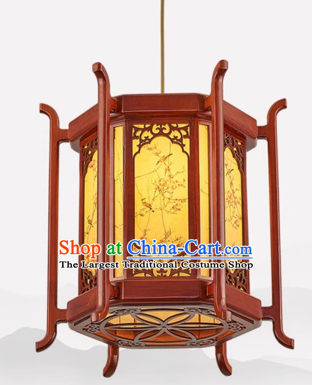 24 Inches Diameter Chinese Antique Chandelier Classical Lantern Solid Wood Lamp