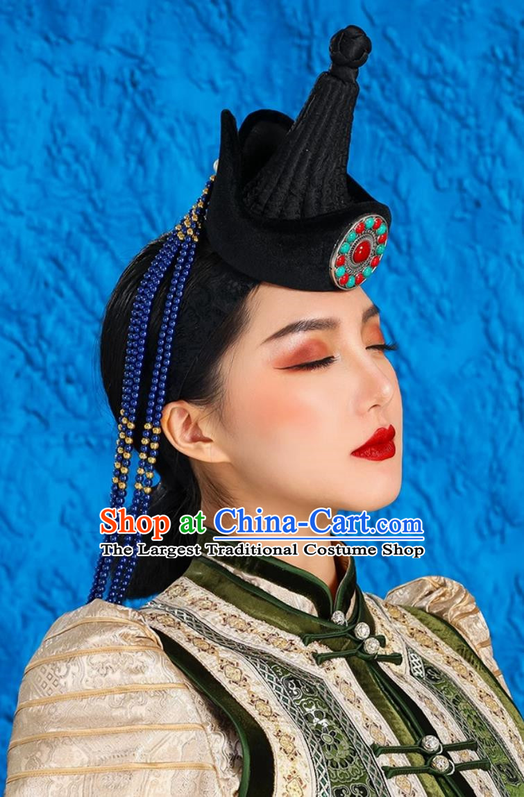 Mongolian Ladies Headwear Exotic Hat