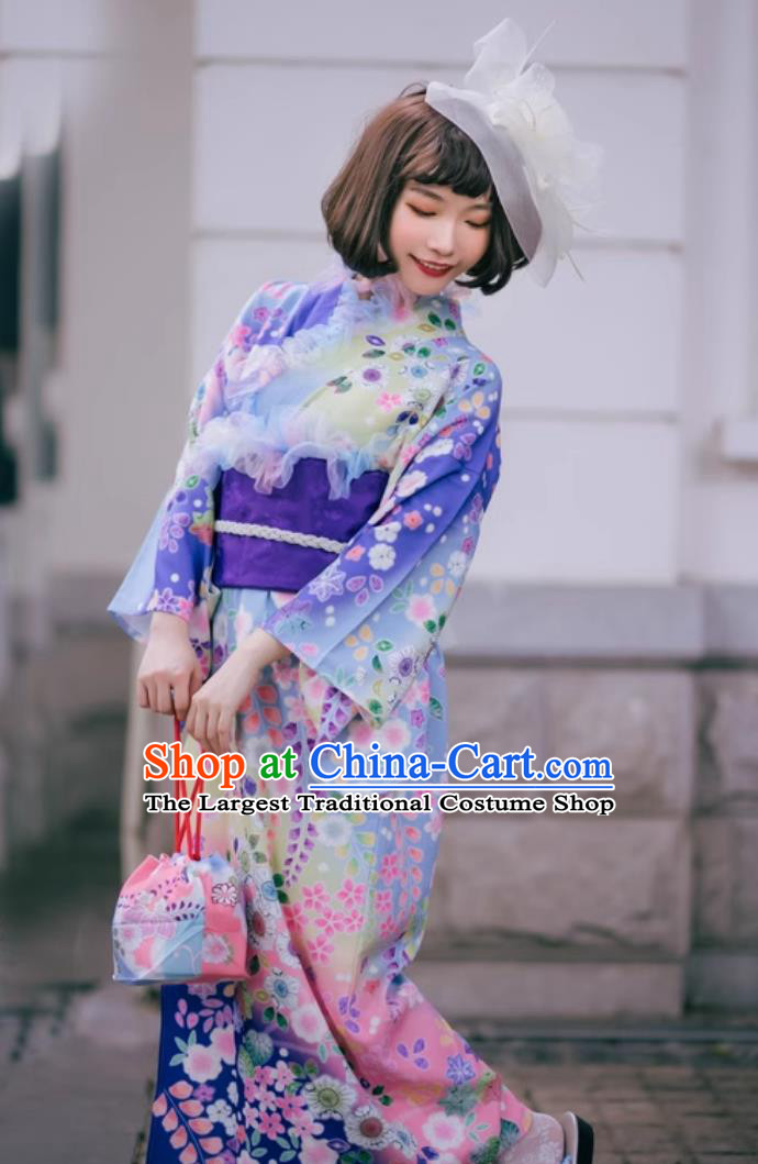 Japanese Taisho Style Kimono Improvement Dress