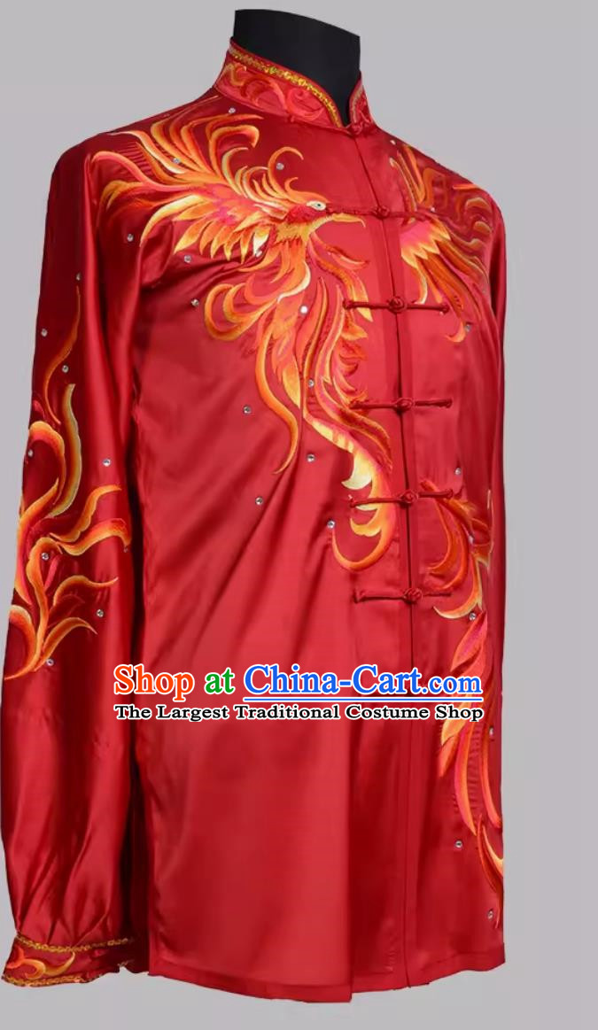 Embroidered Bright Diamond Tai Chi Performance Clothing Group Competition Competition Clothing