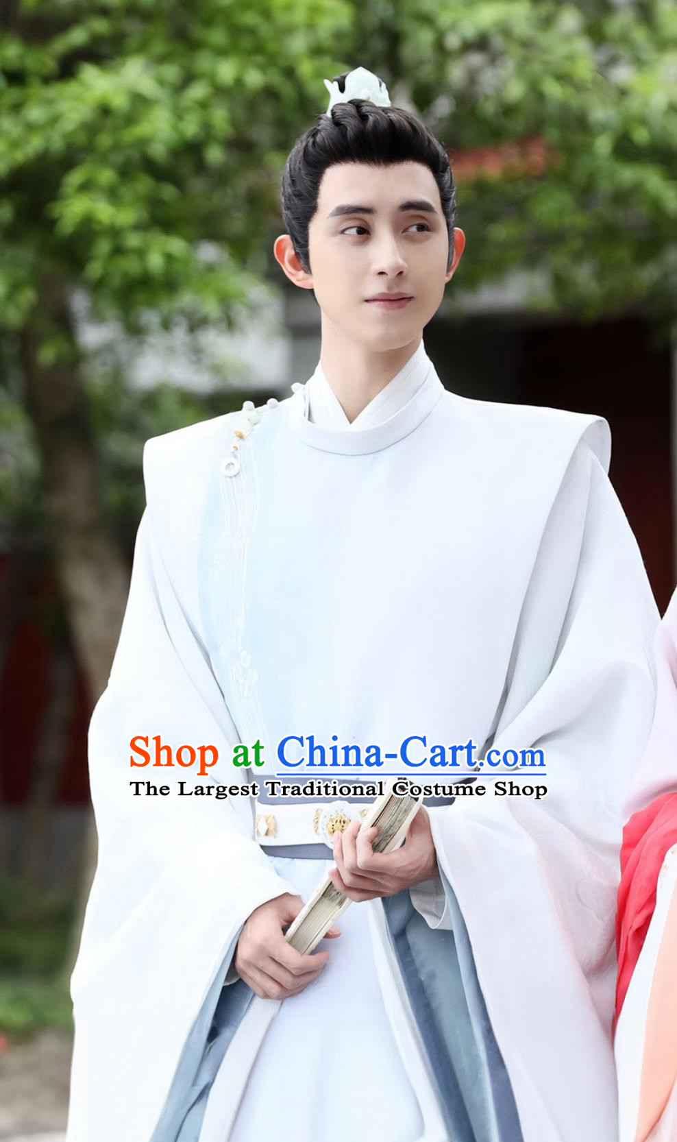 Chinese Ancient Young Childe Costumes Traditional Scholar Clothing Romantic TV Series Wrong Carriage Right Groom Qi Tian Lei Robes