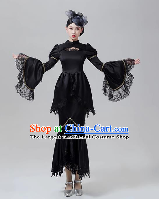 European Medieval Retro Costume Dark Gothic Court Princess Dress Stage Victoria Clothing