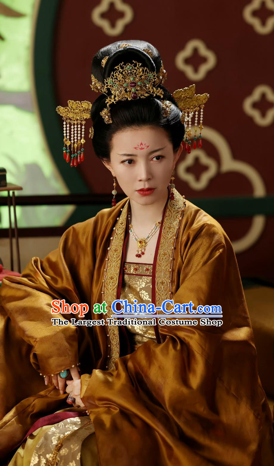 Chinese TV Drama Story of Kunning Empress Dowager Xue Dresses Ancient China Noble Woman Clothing