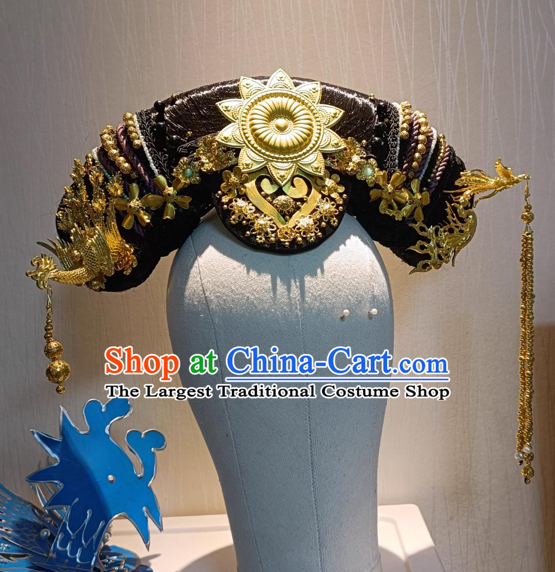 Empresses In The Palace Consort Hua Headdress Qing Dynasty Imperial Consort Hairpiece Ancient Chinese Style Hair Accessories