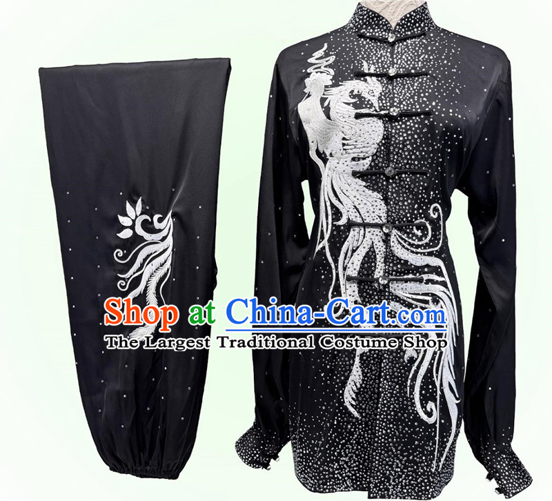 Starry Diamond Tai Chi Suit Group Wushu Competition Costume Chinese Kung Fu Performance Clothing