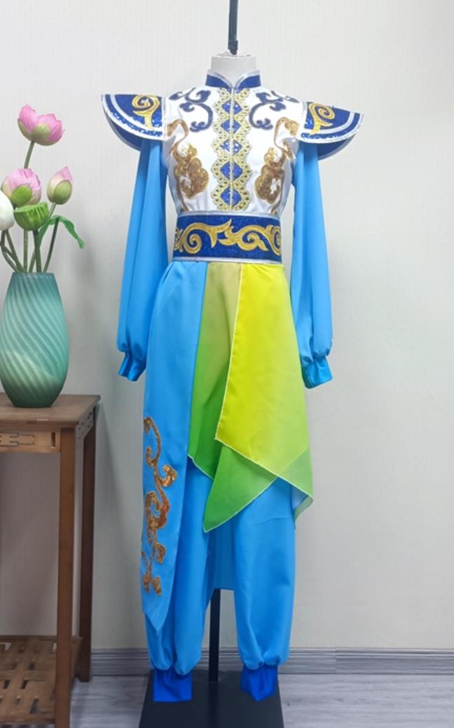 Chinese Drum Dance Costume Dragon Dance Waist Drum Opening Ceremony Team Leader Performance Clothing Women Yangko Dance Outfit
