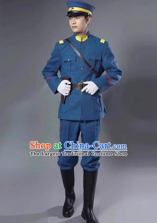 Northern Expedition Army Uniform Chinese Military Officer Costume Minguo Revolutionary Clothing