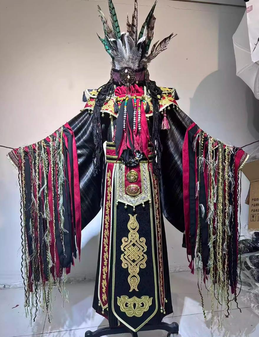 Cosplay Wizard Savage High Priest Costume Chinese Scenic Character Chi You Costume