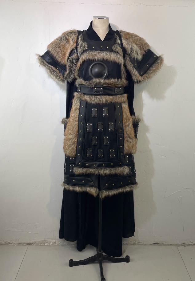 Ancient Mongolian Soldier Armor Chinese Traditional Battle Armor Film And Television Ethnic General Clothing