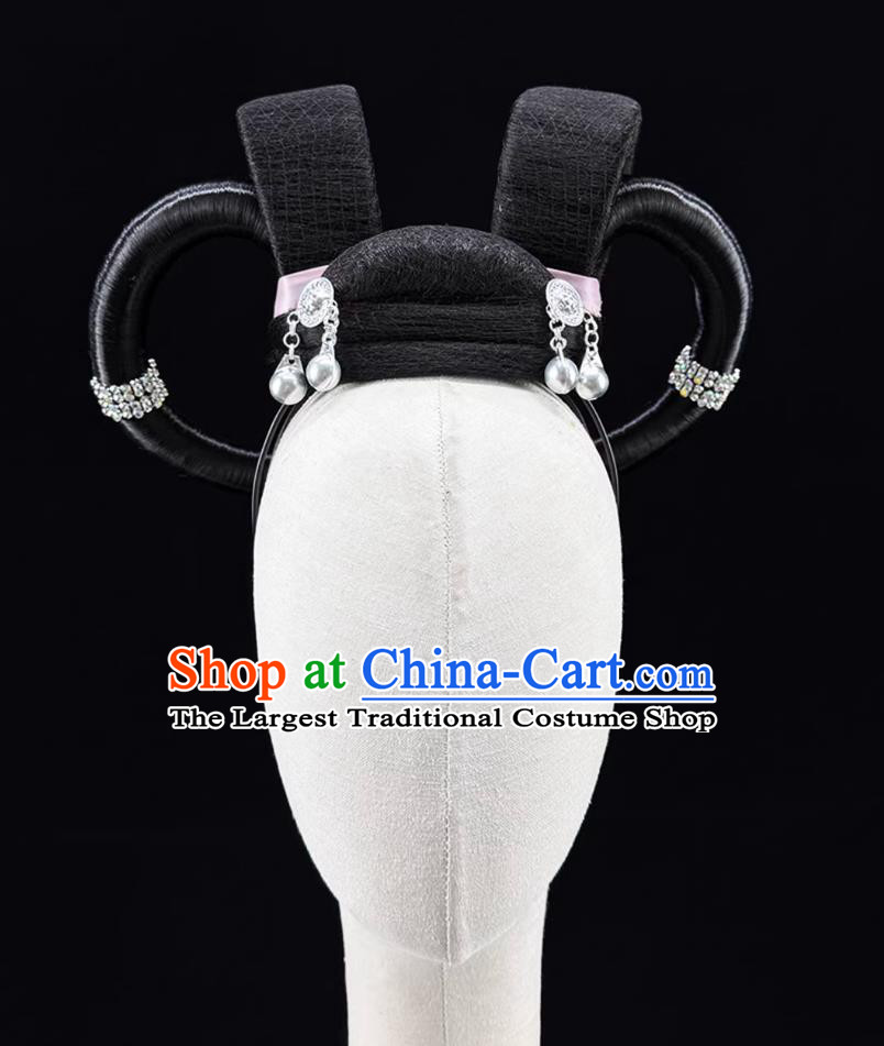 Children Dance Headdress Chinese Classical Dance Hanfu Show Wig