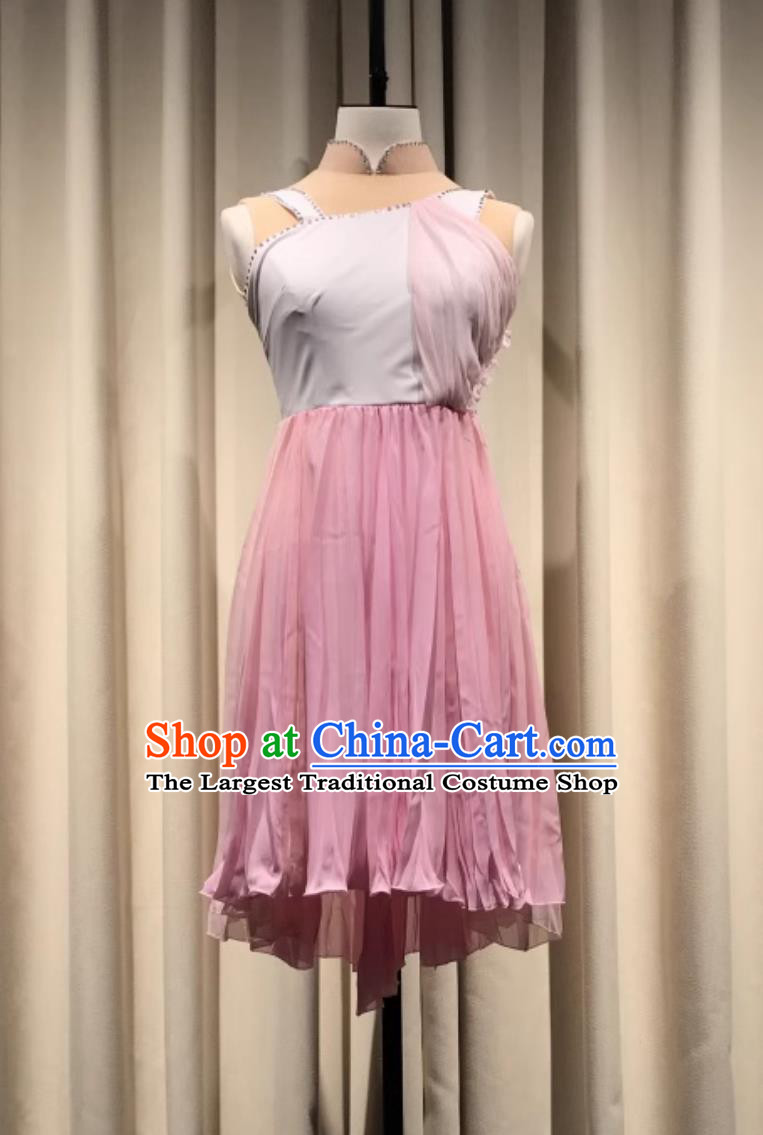 7th Lingnan Dance Competition Group Dance Shadow Alley Cobblestone Street Performance Costume Pink