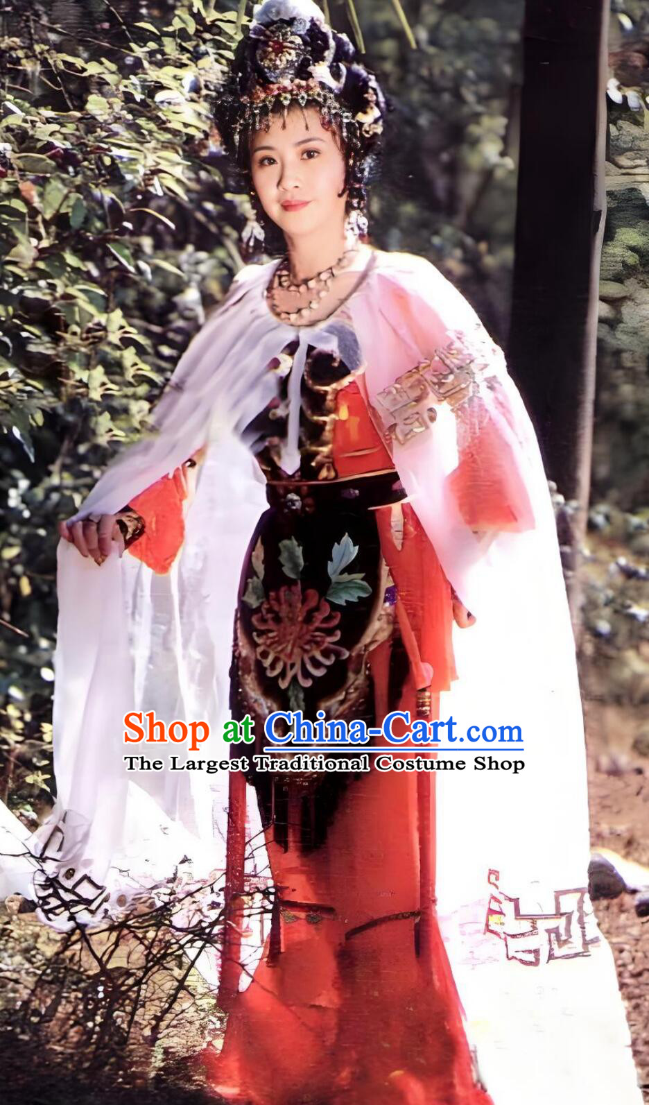 86 Version Journey To The West Princess Iron Fan Costume Chinese TV Drama Queen Outfit
