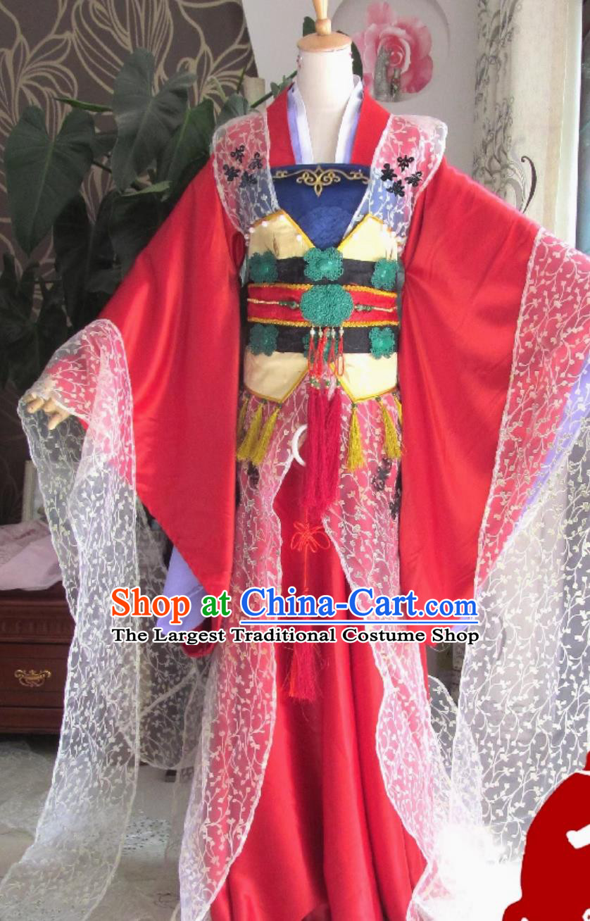The Long Ballad Li Chang Ge Cosplay Princess Costume Traditional Chinese Palace Woman Hanfu Dress