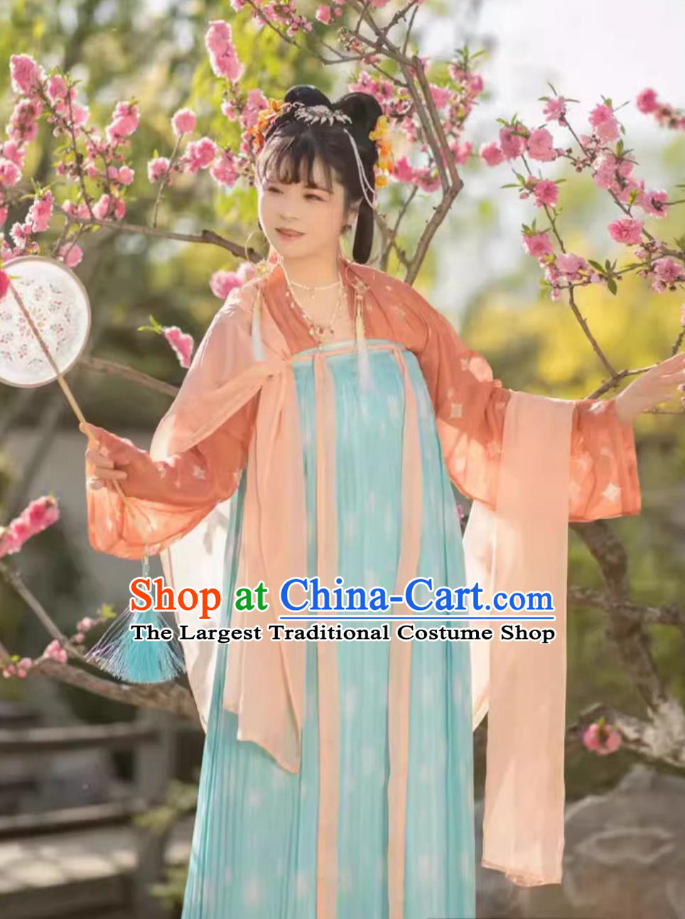 Chinese Tang Dynasty Hanfu Dress Ancient Princess High Waist Ruqun