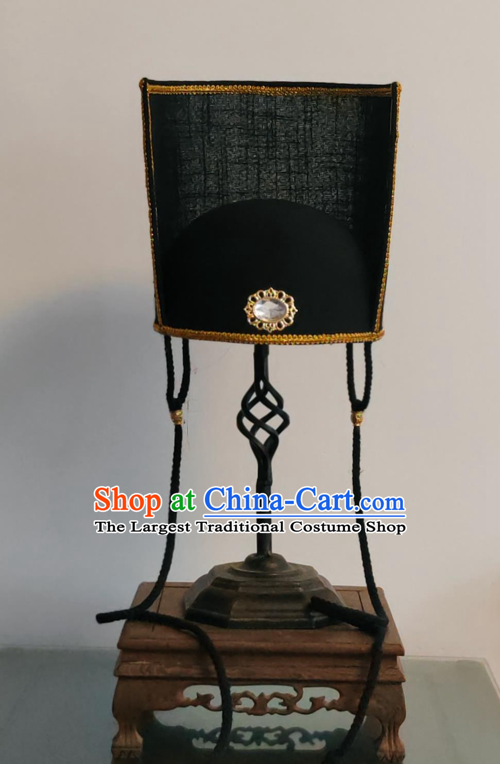 Ming Dynasty Eunuch Hat Historical Headwear Chinese Court Cap Imperial Servant Headpiece