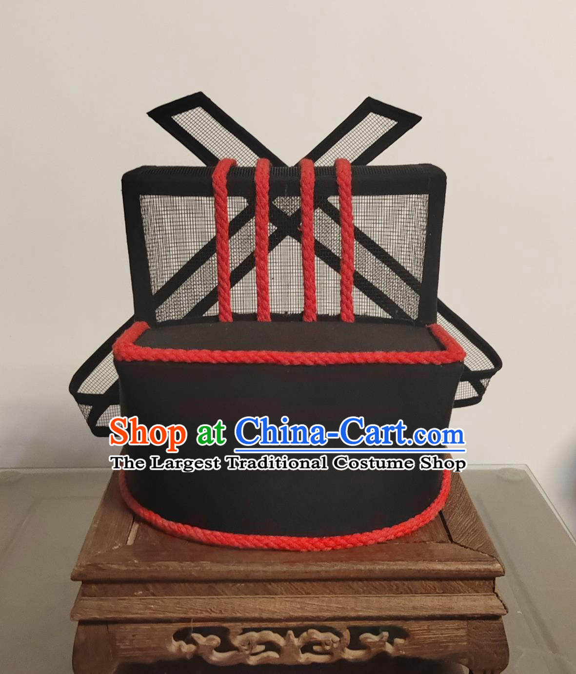 Chinese TV Drama Costume Headpiece Song Dynasty Prime Minister Hat Traditional Historical Headwear Official Crown