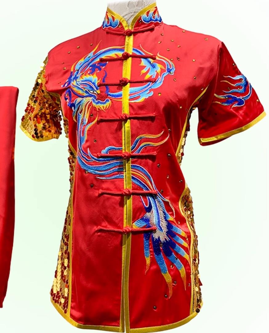 Premium Long Fist Wushu Competition Performance Outfit Martial Arts Changquan Costume For Kids Men Women