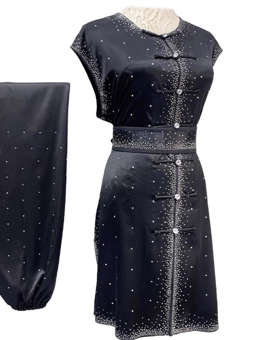 Starry Diamond Premium Southern Fist Nanquan Wushu Competition Performance Outfit Martial Arts Broadsword Costume