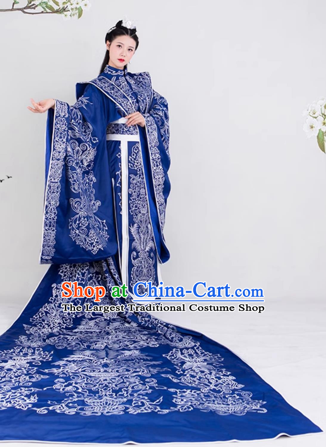 Eternal Love of Dream Chinese Ming Dynasty Hanfu Wedding Costume Dilraba Dilmurat Feng Jiu Ancient Embroidered Wedding Gown