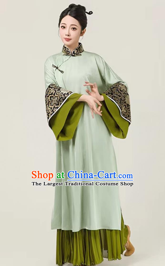 Ningfang Women Group Dance Classical Performance Costume Chinese Qing Dynasty Flowing Attire