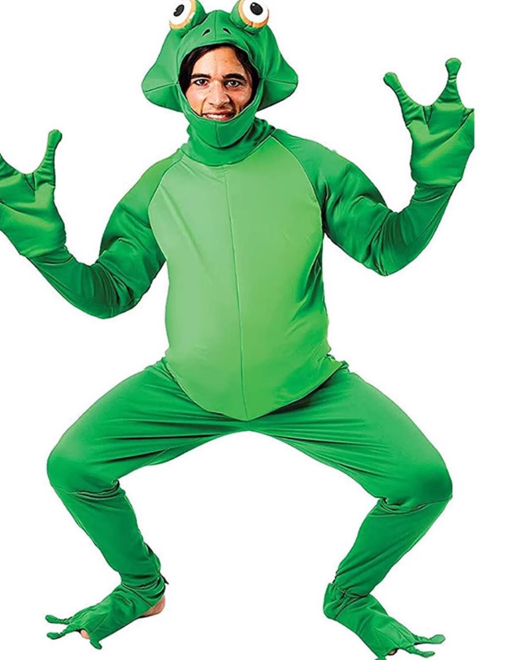 Frog Cosplay Costume Cos Green Frog Jumpsuit