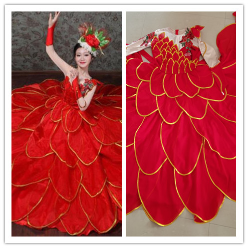 Chinese Dance Costume Custom Made